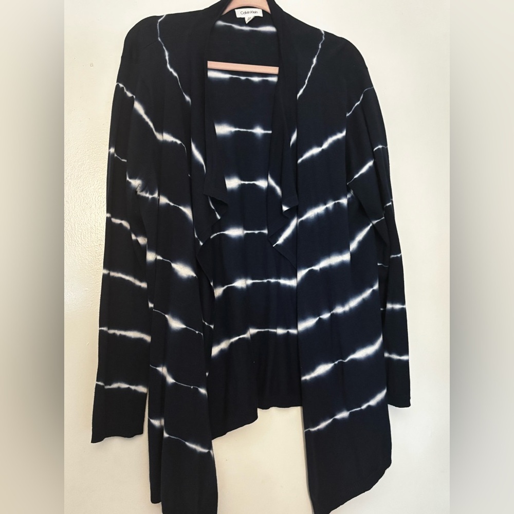 Calvin Klein cardigan tie dye NWOT - Picture 1 of 1